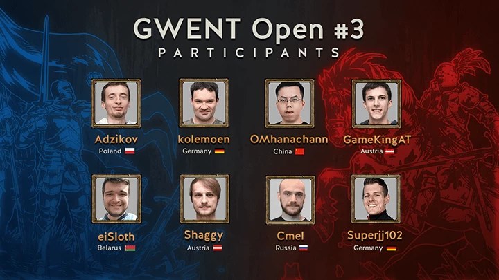 Uczestnicy GWENT Open #3 gwint
