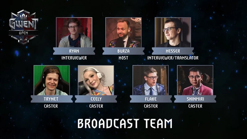 GWENT Open komentatorzy
