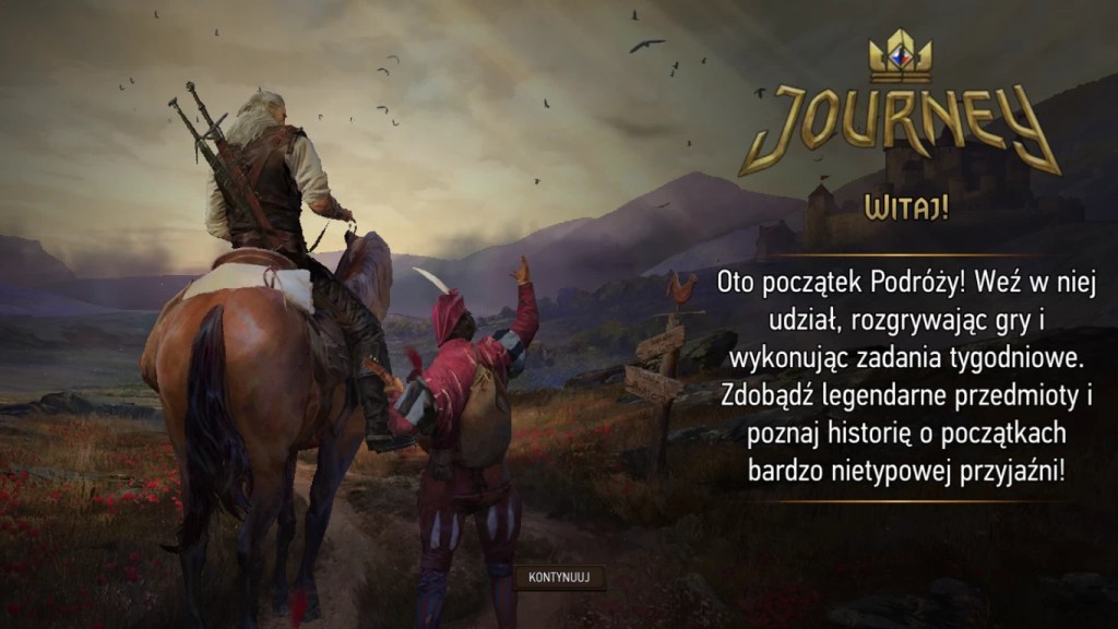Gwint podróż początek