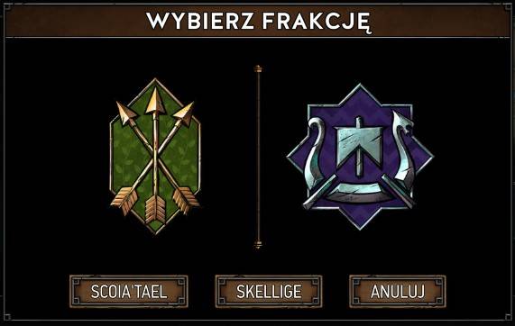 pojedynek frakcji scoia'tael skellige gwint